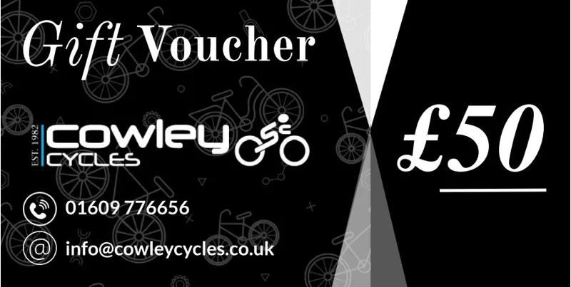 Cowley Cycles Fifty Pound Gift Voucher